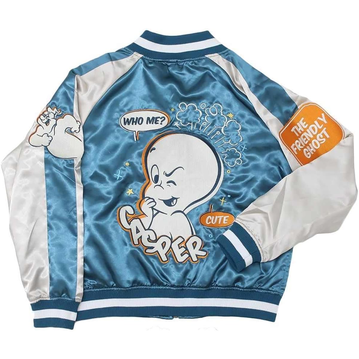 Marushin Sukajan (L) Casper Ghost Look Adult Chest Measurement: Approx. 58cm when laid flat Sleeve Length: Approx. 63cm Length: Approx. 58cm 4755004500