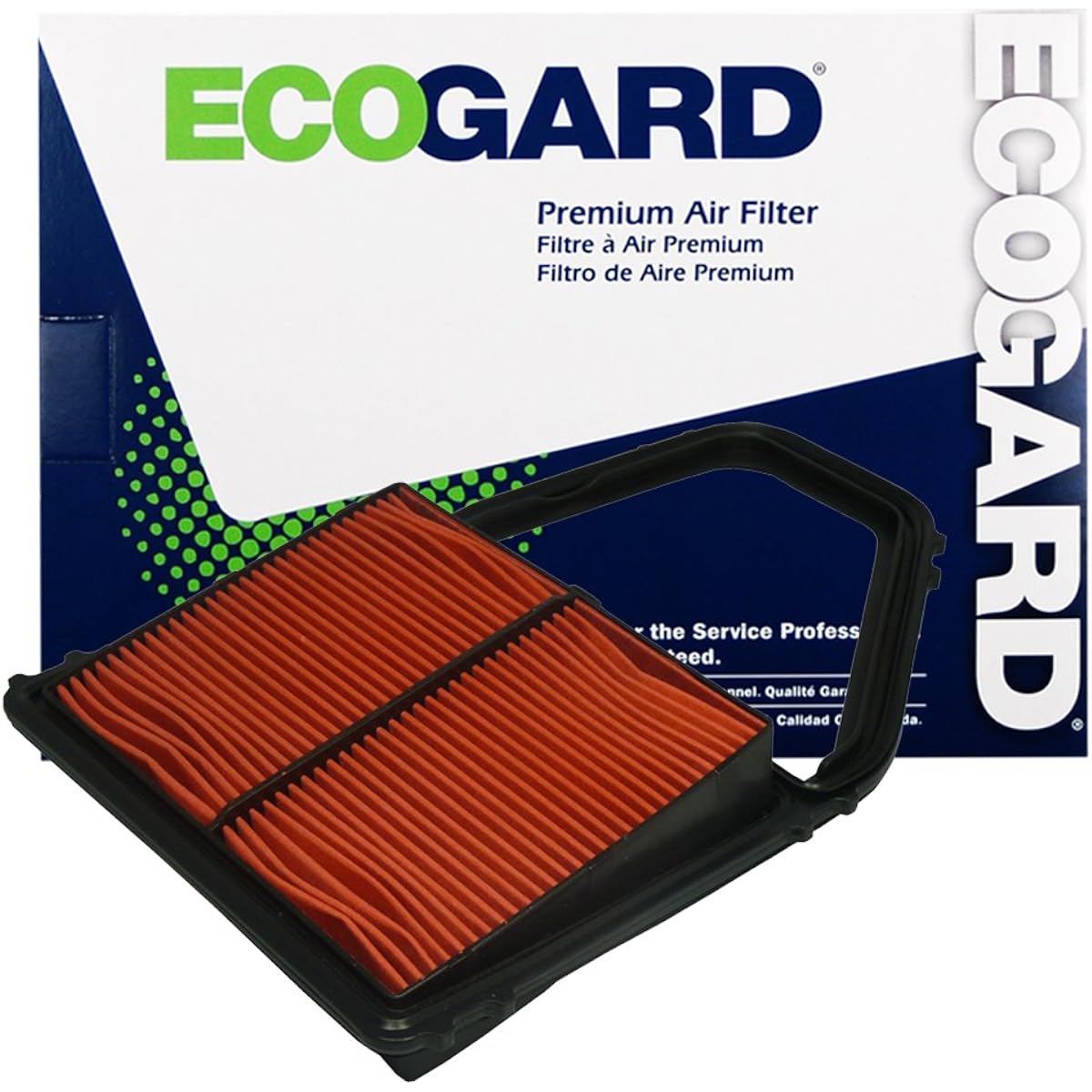 ECOGARD XA5397 Premium Engine Air Filter Acura El 1.7L 2001-2005 | HONDA CIVIC 1.7L 2001-2005
