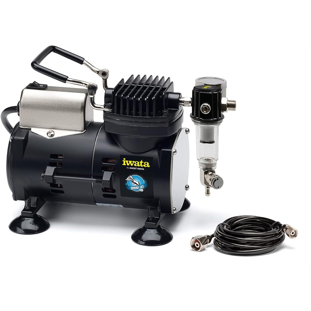 ANEST IWATA Oil-free compressor for airbrush Sprintjet IS-800J