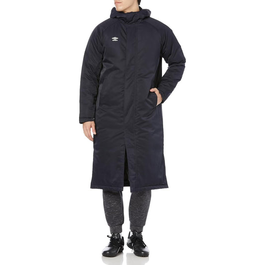 [Umbro] Coat, Long Padded Coat, Windproof, Water Repellent, Heat Retention UUUWJK35