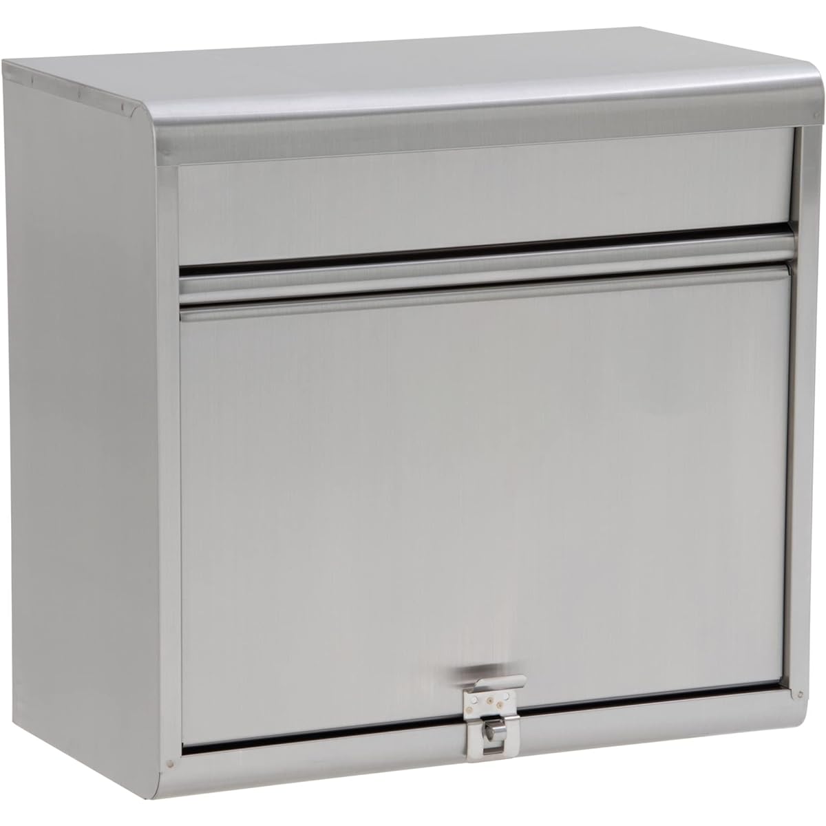 GREEN LIFE Postbox Large Stainless Steel Post Easily Receives Newspapers During the Holidays Depth 20.7 x Height 35.0 x Width 37.0cm PH-60
