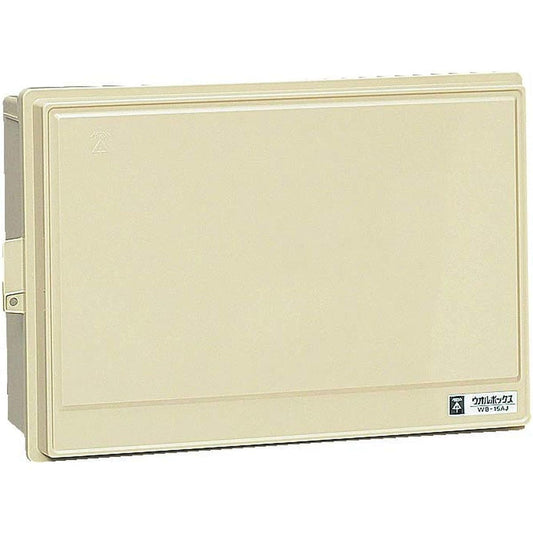 Mirai Kogyo Wall Box, No Roof, Horizontal Type, Effective Fukasa 152, Beige, 1 piece price WB-15AOJ