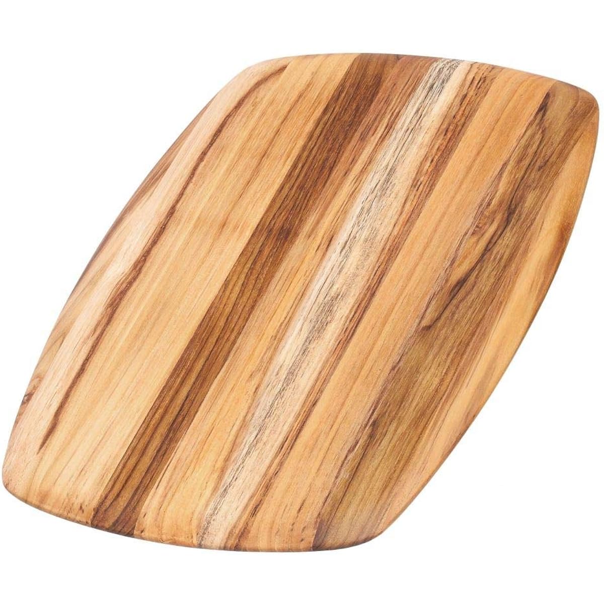 TEAKHAUS Round Edge Cutting Board L Wooden Cutting Board Stylish Serving Plate