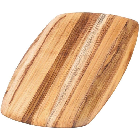 TEAKHAUS Round Edge Cutting Board L Wooden Cutting Board Stylish Serving Plate