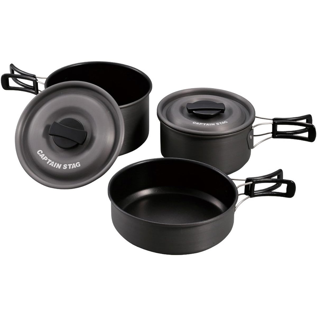 CAPTAIN STAG Camping BBQ Frying Pan Aluminum Cooker