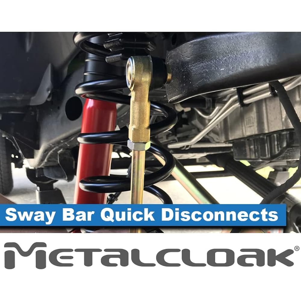 METALCLOAK Front Switch Quick Disconnect JL WRANGLER 2018+ JT GLADIATOR 2019 + Maximum joints made in the United States