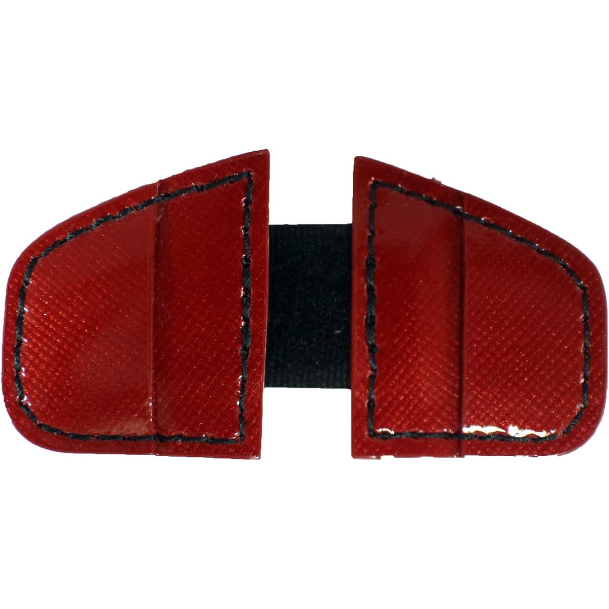 Leather Craft for Anglers (Lcfa) Kurotai Kobo Carbon Elbow Pad Elbow Cover Embossed Enamel Red
