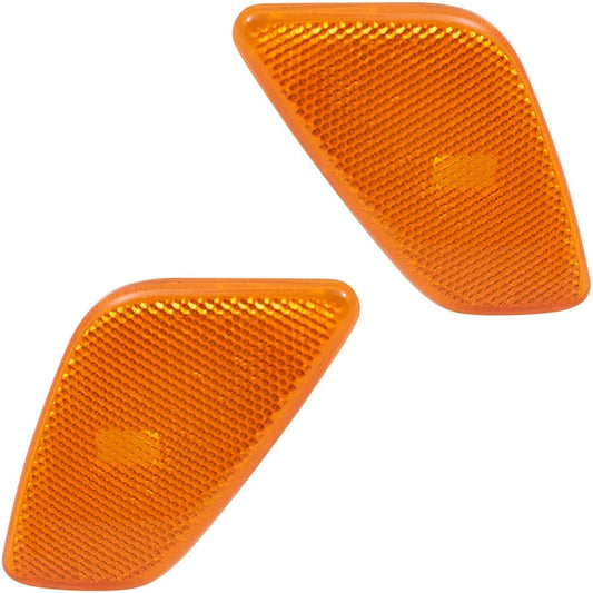BROCK replacement set driver and passenger seat signal side marker light 55155629ac 55155628ac compatible