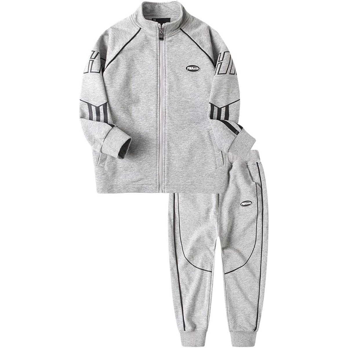 [ZFZTLYEL] Children's Clothing Boys Jersey Casual Suit Outer Coat Junior Sportswear Coat Pants Spring Autumn Top and Bottom Sweatshirt Athletic Wear 120 130 140 150 160cm