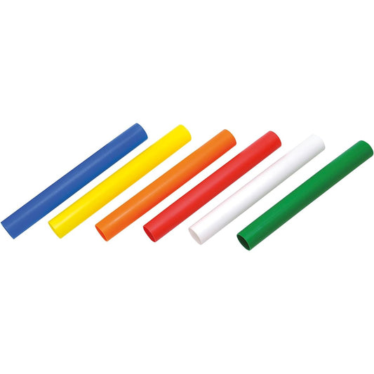 TOEI LIGHT 6-color plastic baton G1202 6 colors 1 set Comes with storage nylon case Diameter 37mm x Length approx. 30cm