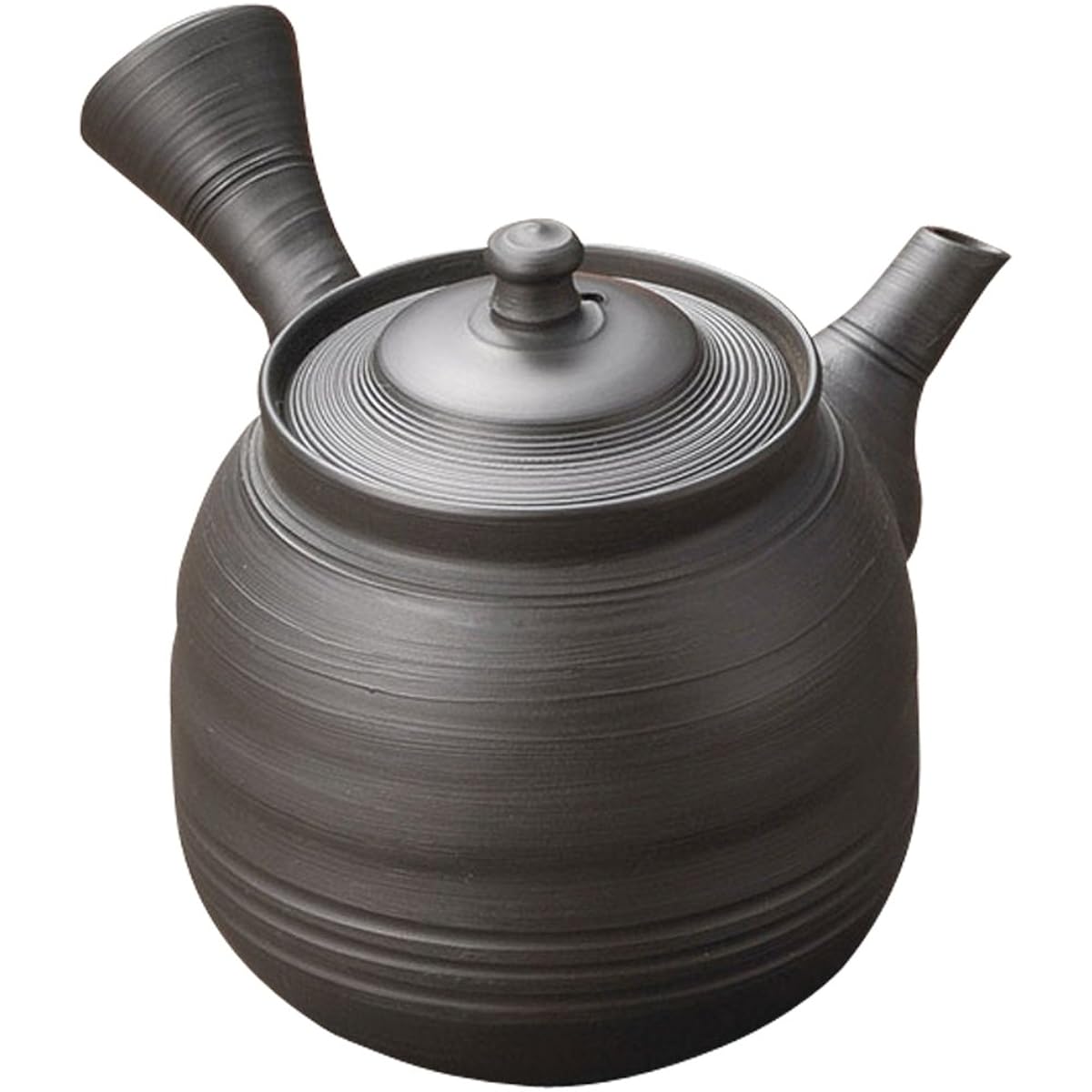 Yamashita Crafts Tokoname Ware Fugetsu Kiln Hen Black Obi Line Teapot 230cc 13035460
