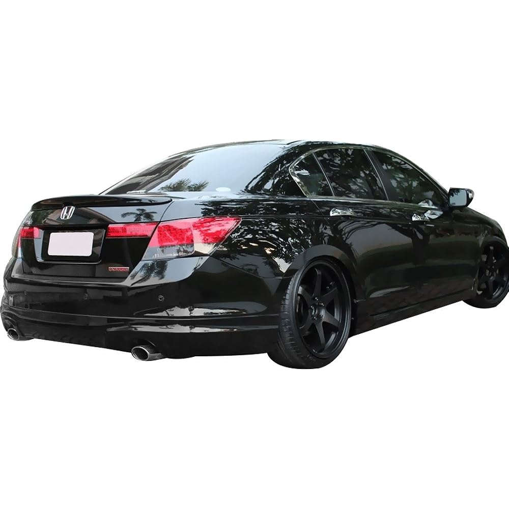 IKON MOTORSPORTS Trunk Spoiler 2008-2012 Honda Accord Sedan 4 Door Factory Style Painted #B552P Barri Blue Pearl ABS Rear Wing