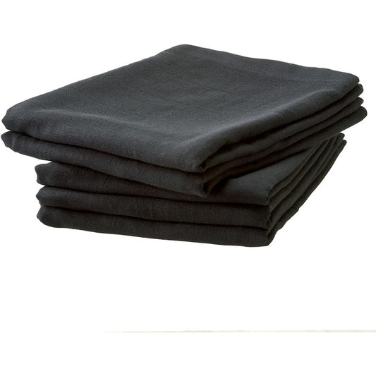 Double Gauze Bath Set of 5 Bath Towels Made in Japan Senshu Towel (Approx. 60 x 120cm) Charcoal Gray
