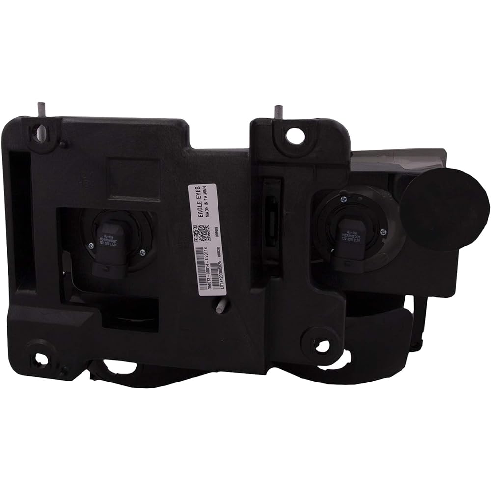 HEADLIGHTSDEPOT Chrome Housing Halogen Head Light Chevrolet GMC Blazer Silvarad C/K 1500 2500 3500 Sabban HD Chevrolet Pickup JIMMY/Yukon 150 with left and right head lamps