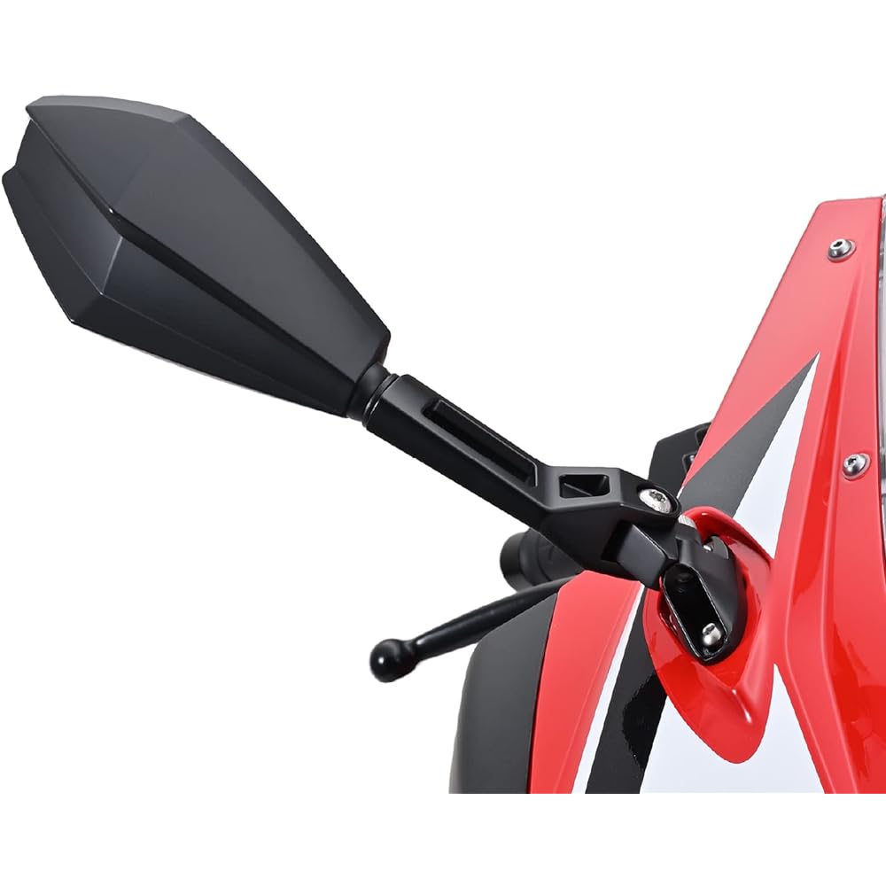 Daytona High Visibility Mirror for Motorcycles Cowl Mirror 1 on each side Right only 6mm bolt Mounting pitch 26-54mm Compliant with new safety standards Lightweight Wide Angle Edge Short 16934