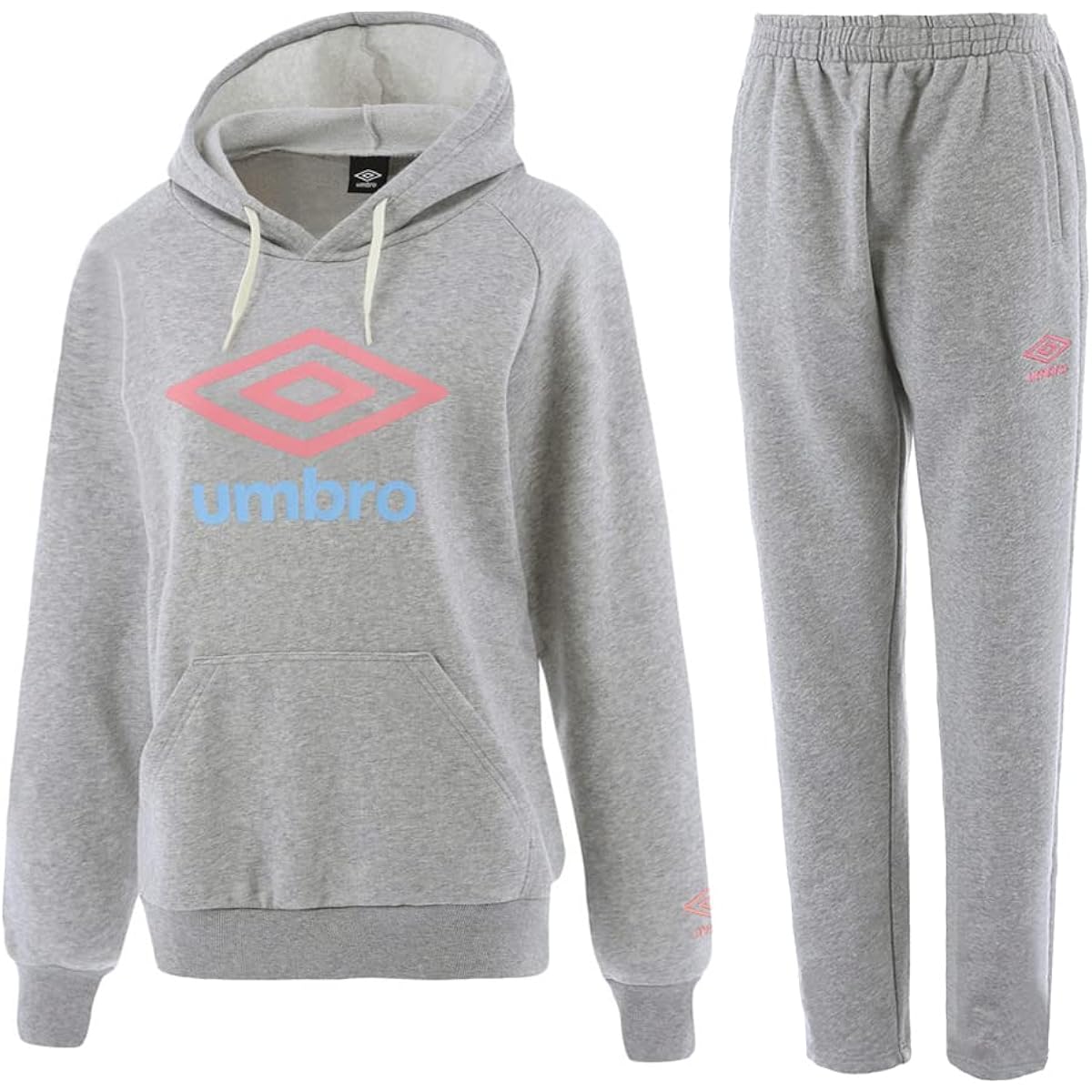 [Umbro] Women's Hooded Sweatshirt Pullover Parka/Pants Top and Bottom Set UMWQJF21/UMWQJG20 Oversized Silhouette