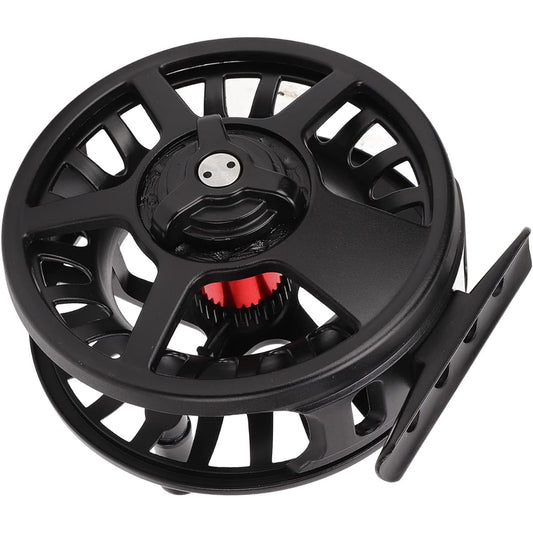 Fly reel aluminum fishing reel black