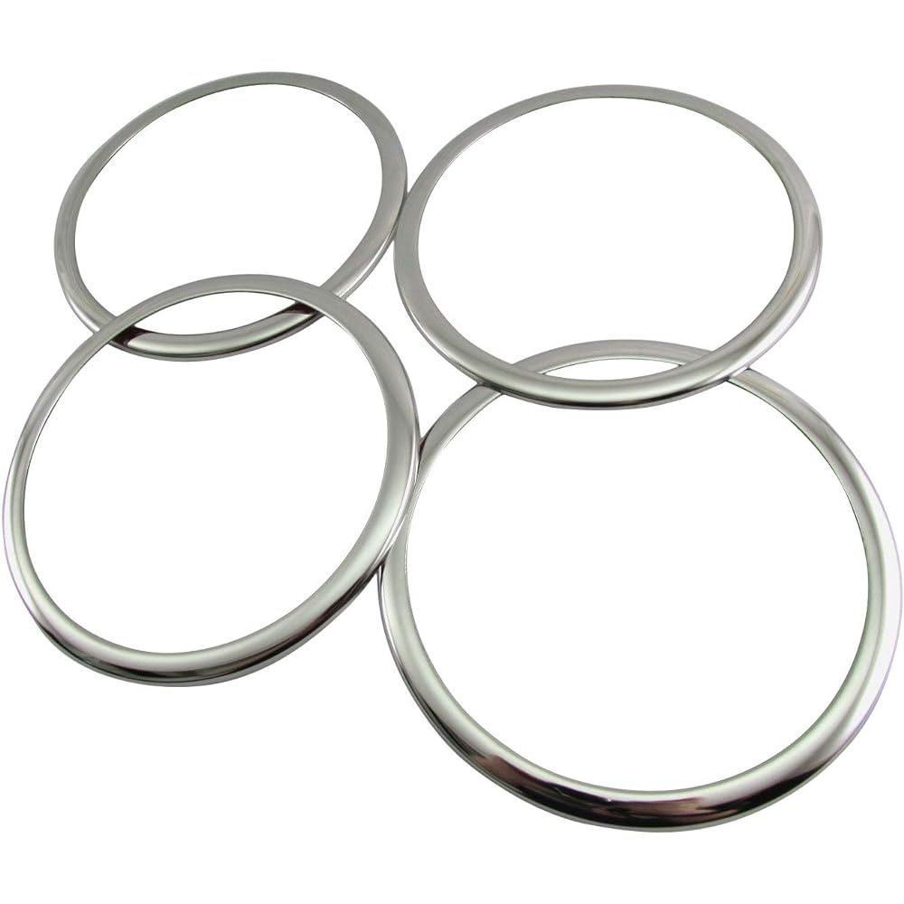 BRIGHTZ Aqua NHP10 NHP10H Super Mirror Stainless Plated Door Speaker Ring 4PC [SPEAKER-031] NHP P10 10 30583