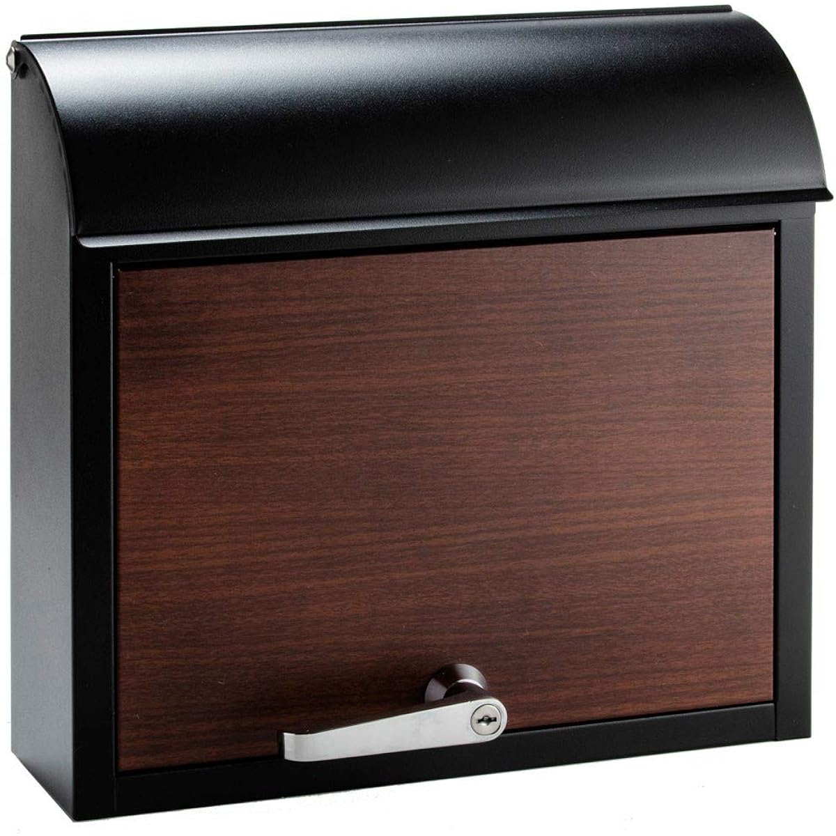 Iris Ohyama Wood Grain Retro Design Post PPWR-38 Dark Brown