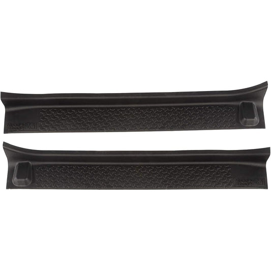 2018-2022 JEEP JL Wrangler 2-Door Door Entry Guard All Terrain Front Pair Black Genuine RuggedRidge