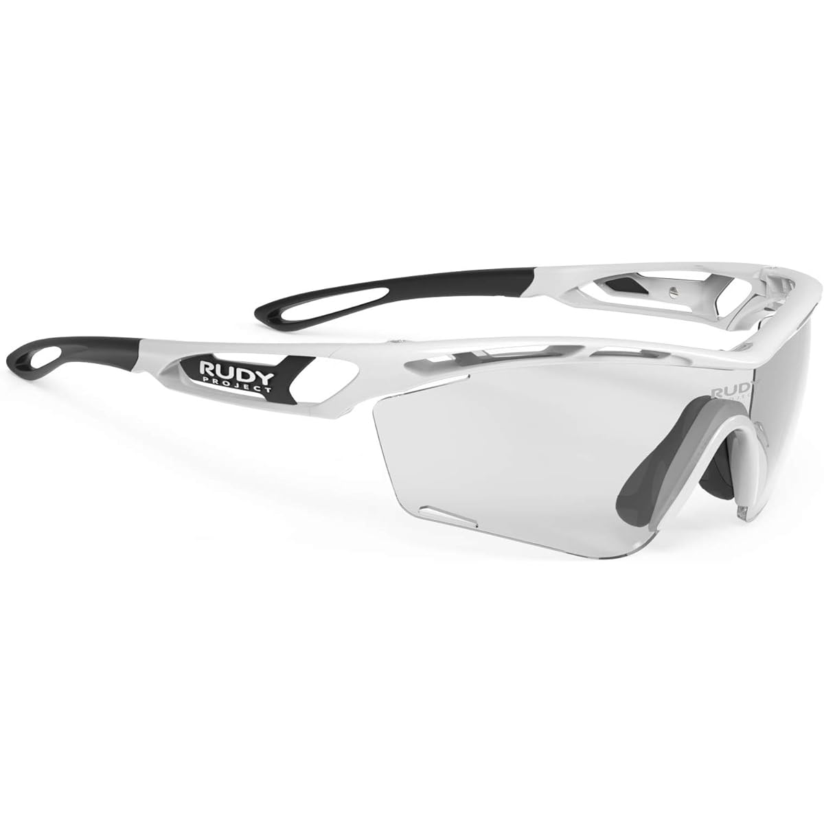 [Rudy Project] Sports Sunglasses Road Bike Bicycle Marathon Jogging Exercise Triathlon Tennis Baseball Bumper TRALYX SLIM White Frame/Impact X 2 Dimmable Black Lens