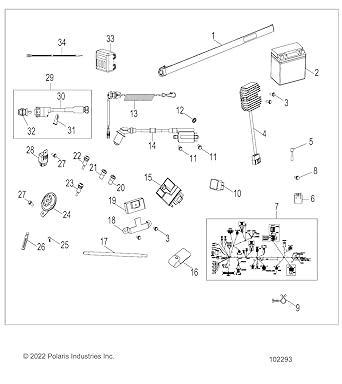 POLARIS ATV Safety Switch Genuine OEM Parts 0455201 Quantity 1