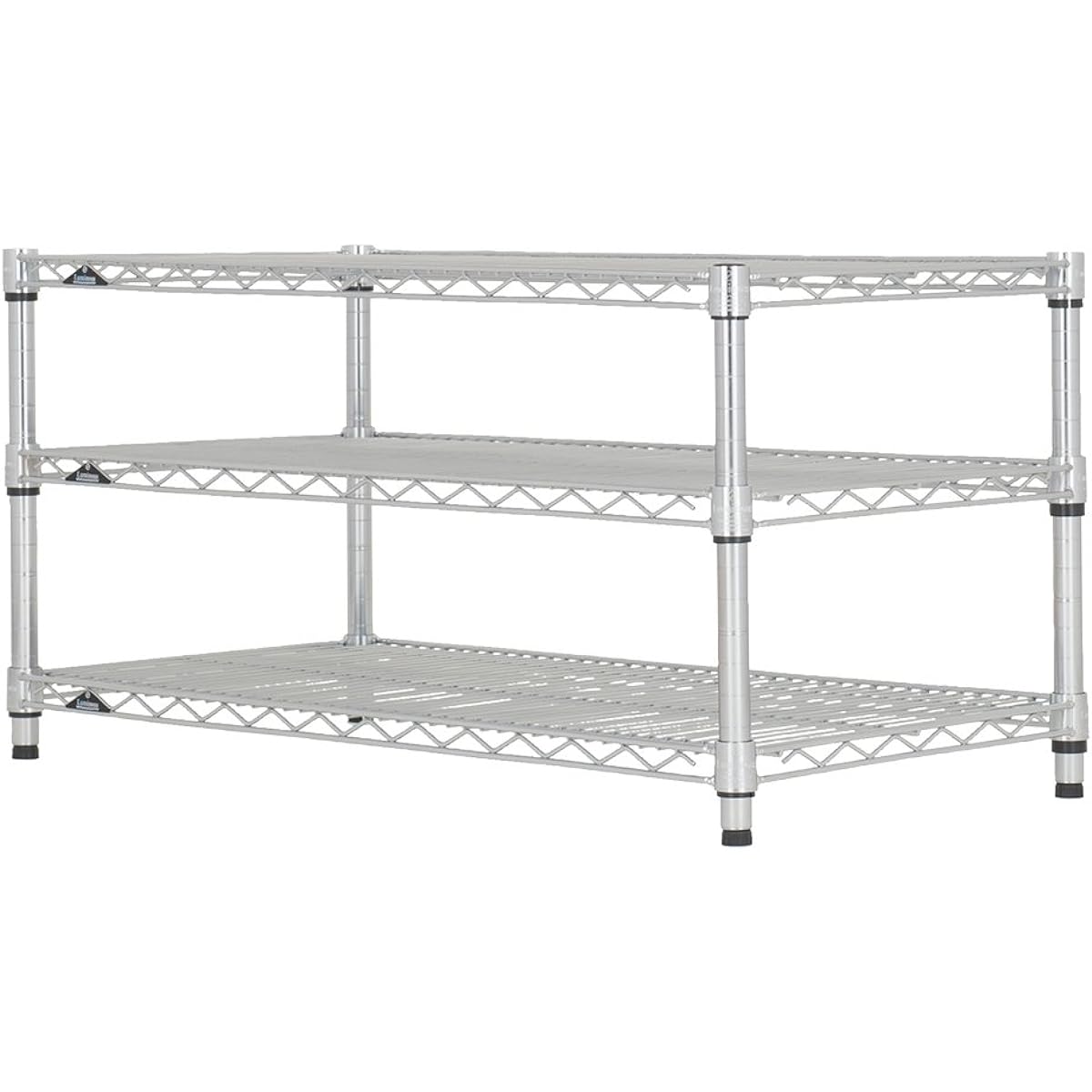 [Doshisha] Luminous Custom Rack Slim Series 3 Tiers + 4 Extensions (+16cm) Width 61 x Depth 46 x Height 63.3cm Circular Adjuster Specifications SM6045N0000050FFVV-3