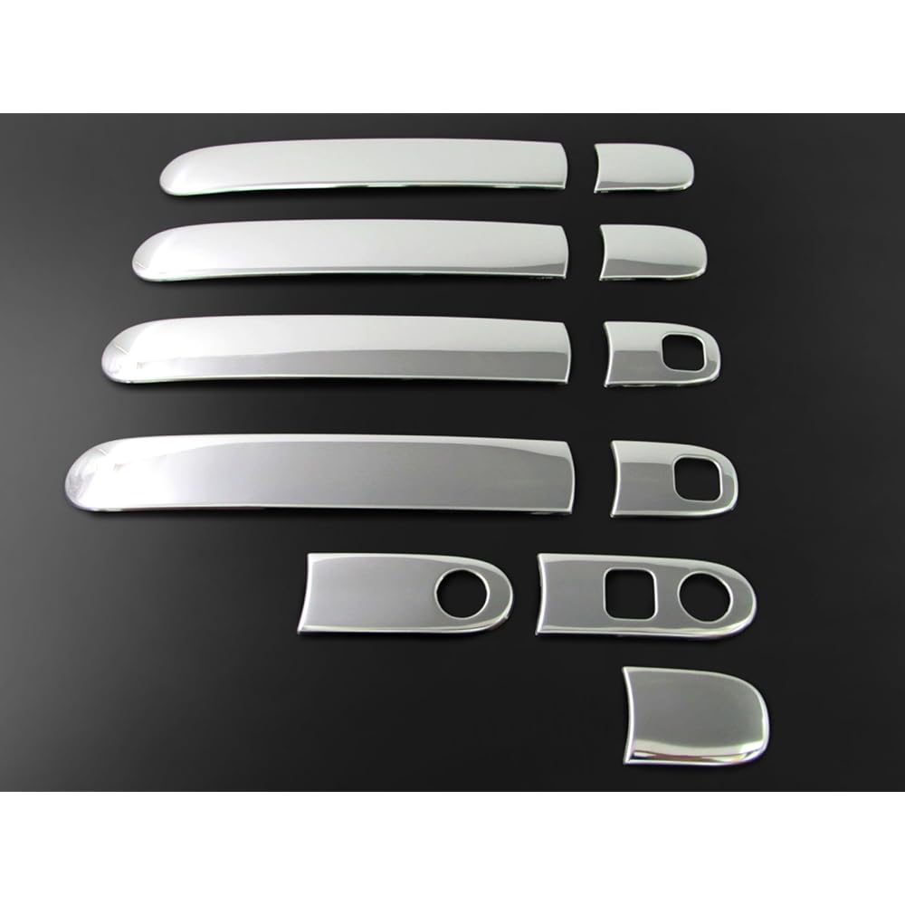 BRIGHTZ Hustler MR31S MR41S Super Mirror Stainless Plated Door Handle Cover Knob Y Set [DHC-NOBU-284] MR31 MR41 R31 R41 31 41 24668