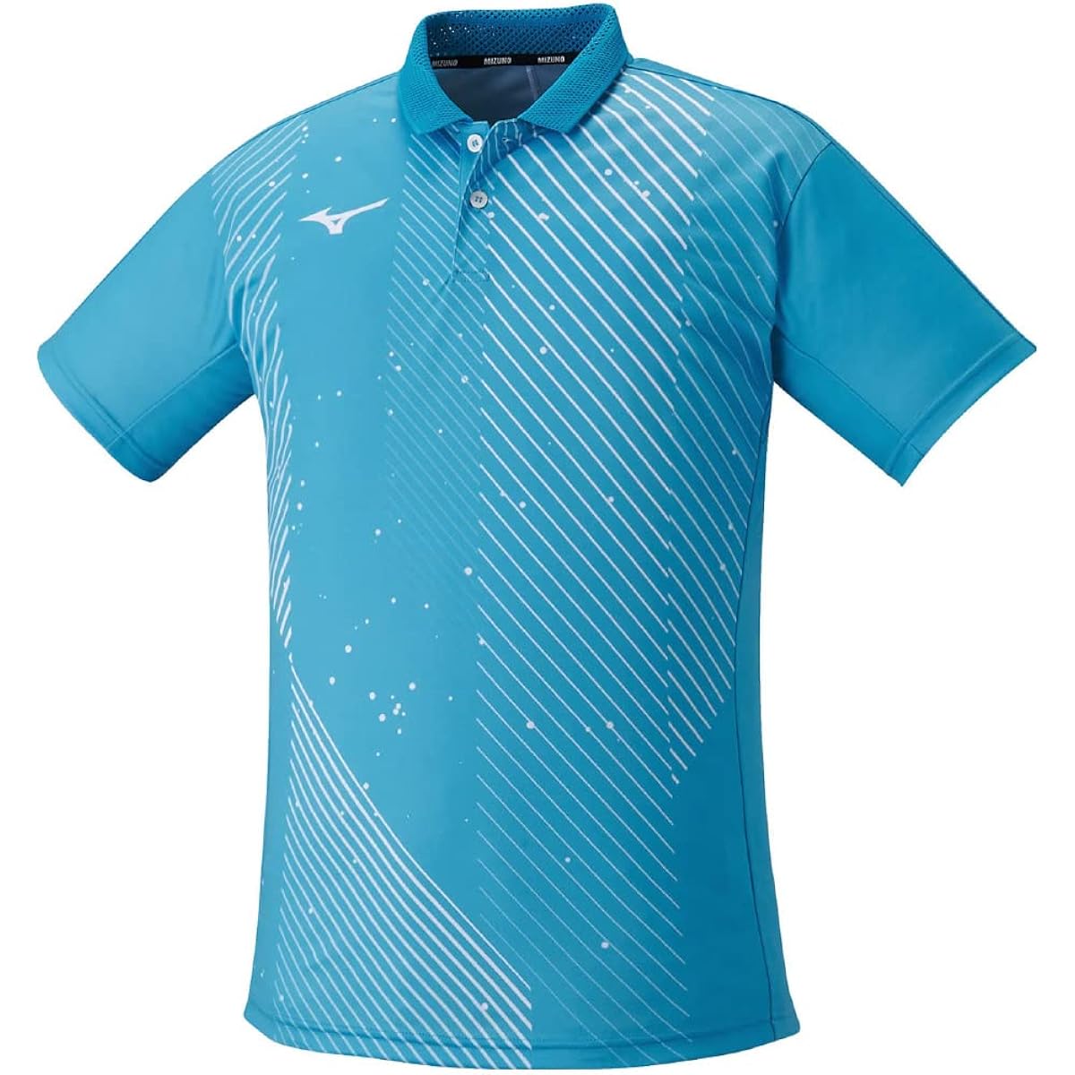 [Mizuno] Tennis Wear Game Shirt Sweat Absorbent Quick Drying Dynamotion Fit 62JA2004