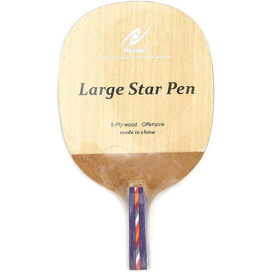 Nittaku Table Tennis Racket Large Star Pen Pen Holder for Large Ball NE-6689