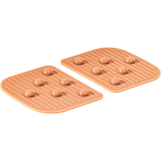 Ashifumi Kenko Life Ashifumi Exclusive [Non-Slip Sheet] Set of 2, Made of Silicone, Washable, Pressure Point Effect