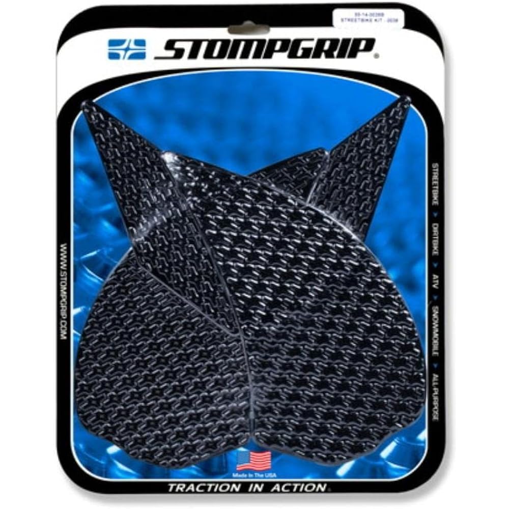 STOMPGRIP Traction Pad Tank Kit Clear VOLCANO Z1000 10-16 55-10-0038C