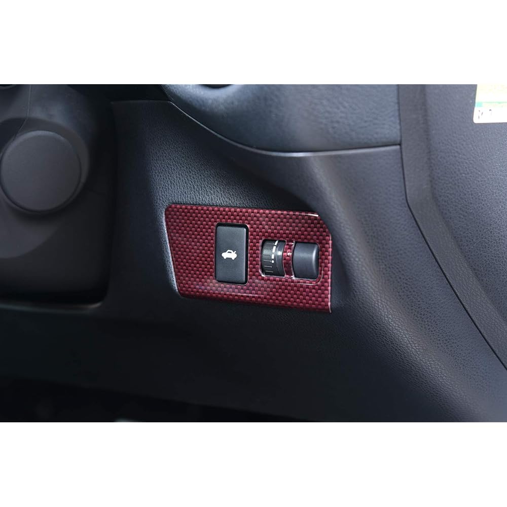 SecondStage Toyota 86 ZN6 Early/Late Instrument Panel Under Panel Red Carbon Style T446D1R