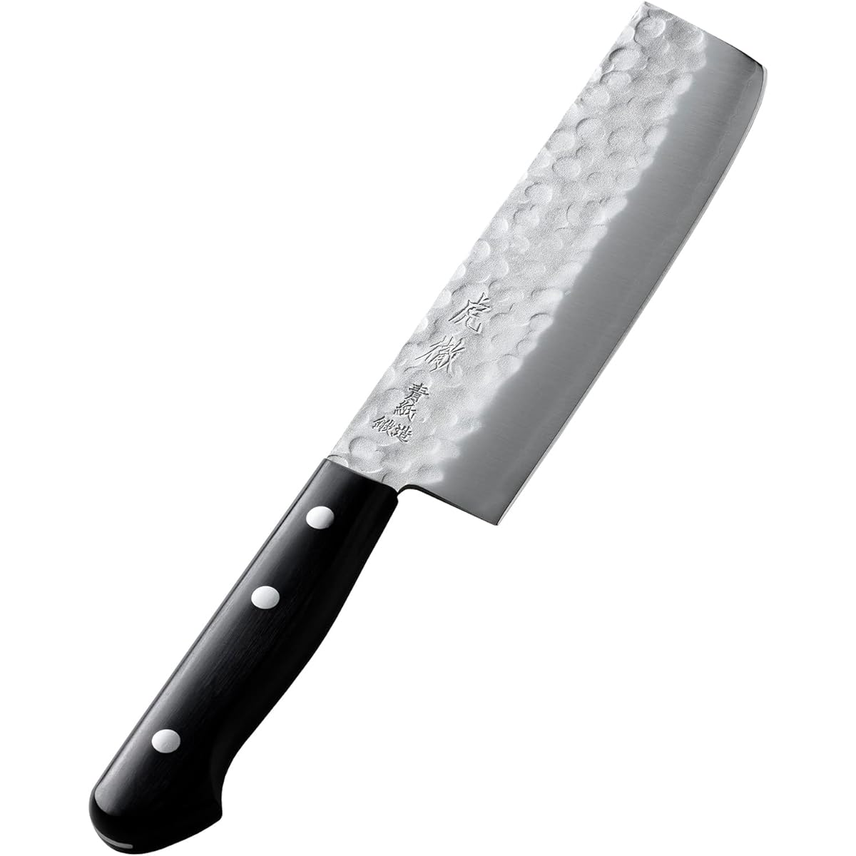 Yasuda Hamono Kotetsu Knife Made in Japan Yasuki Steel Aogami No. 2 Tatara Steel Nakiri Type 160mm YH102