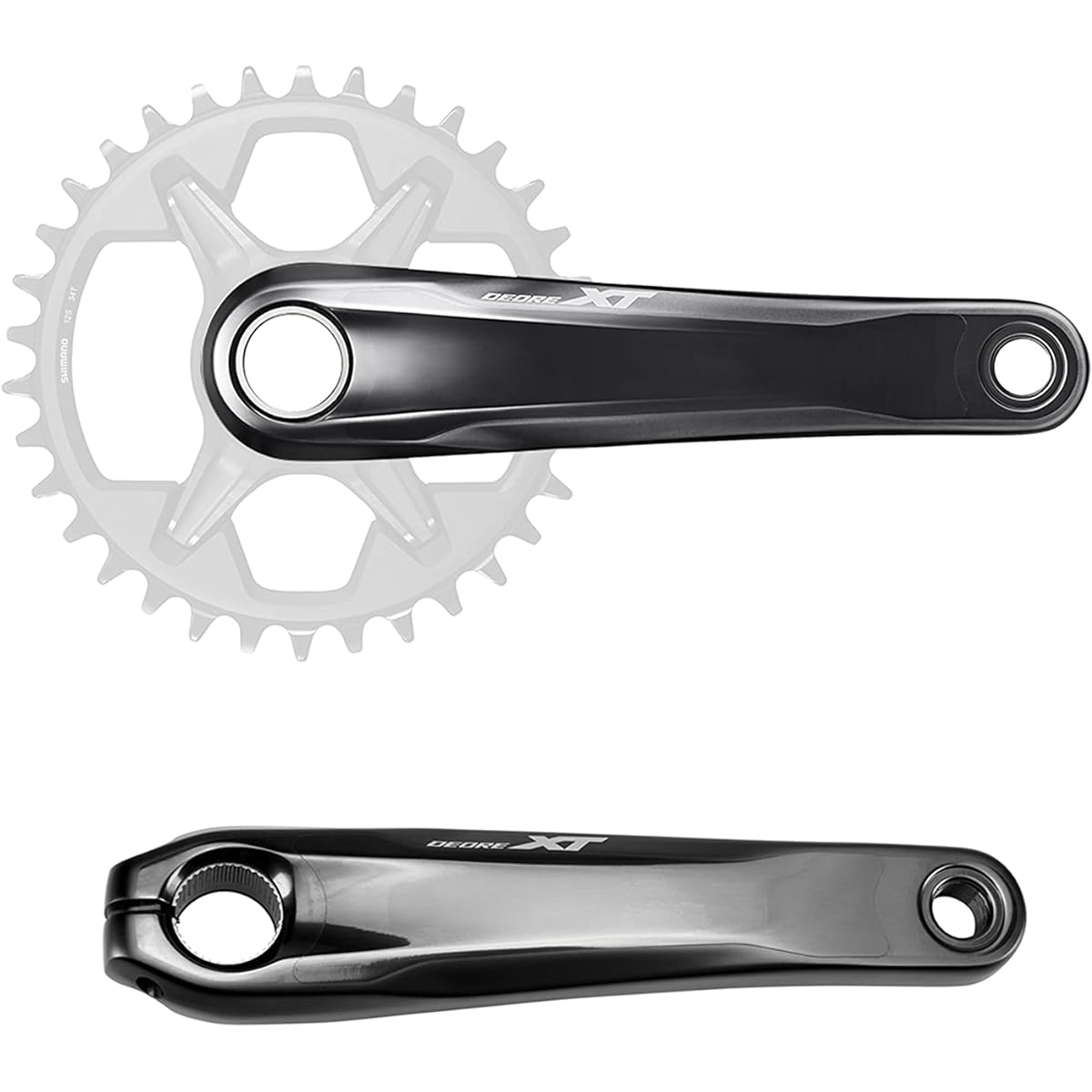 SHIMANO FC-M8120-1 Single Crank 12s 175mm Gear Sold Separately (SM-CRM85) Chainline: 55mm