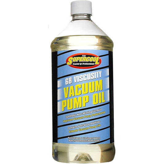 TSI Supercool Vacuum Pump Oil, Synthetic, 32 Oz, clear (V32)