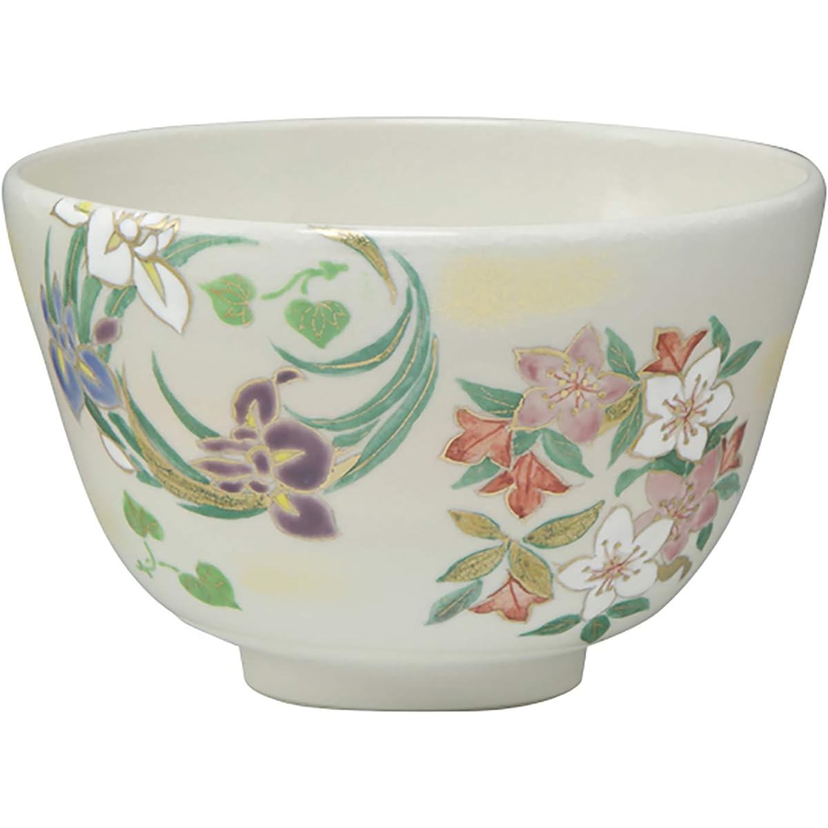 Kyoto ware, Kiyomizu ware, Kogiku kiln, Matcha bowl, Satsuki