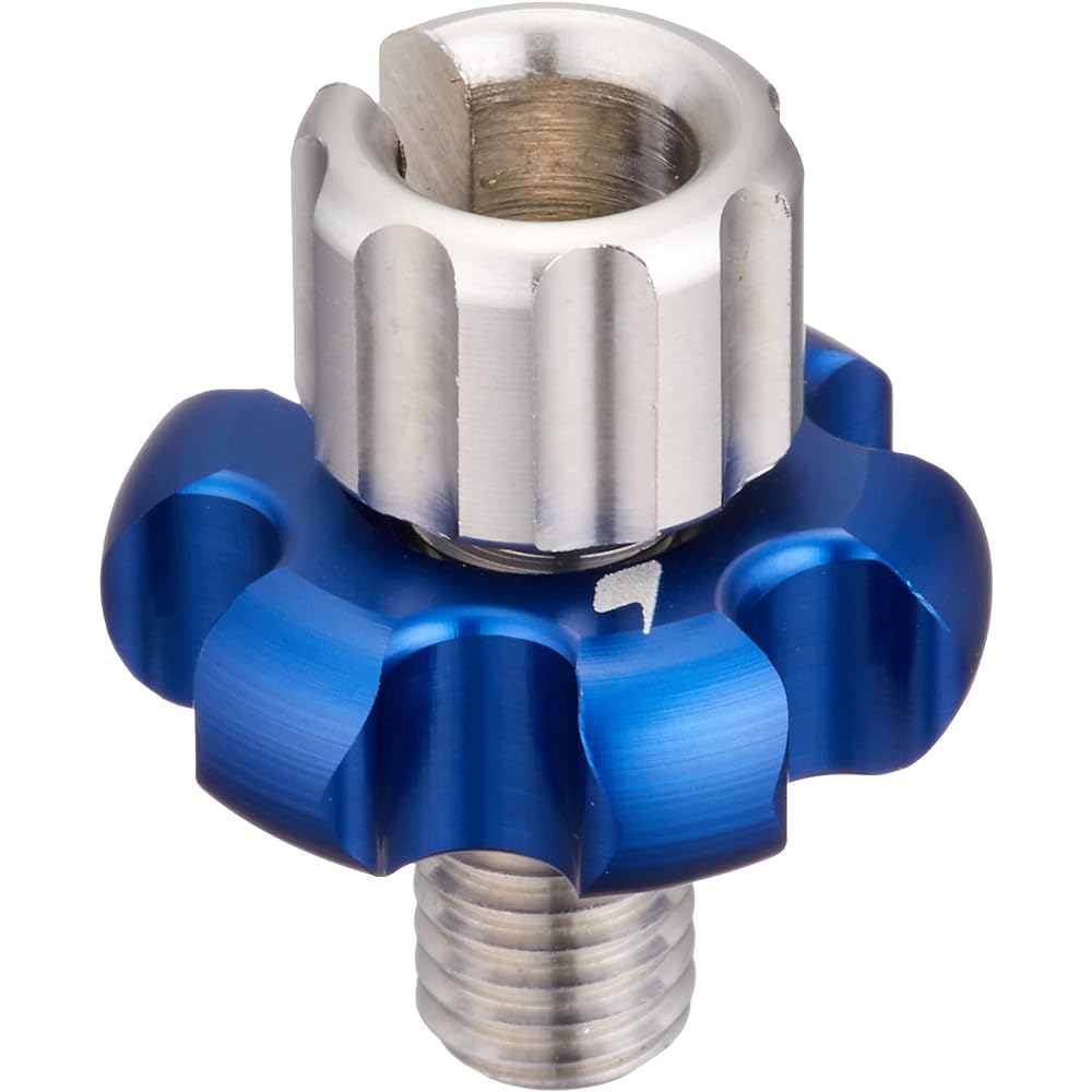 BIKERS Clutch Cable Adjuster Rebel 250 ZX-25R CBR250RR Ninja250 YZF-R25 Small Size Machined Aluminum Blue BK-C0405-BLU