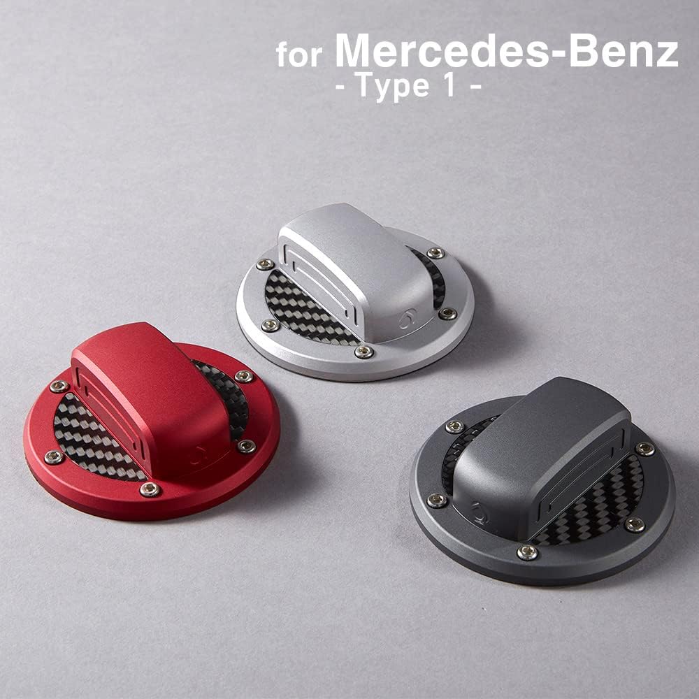 Fuel Cap Cover for Mercedes-Benz Aluminum Fuel Cap Cover for Mercedes-Benz Authentic cover carved from a block of aluminum (graphite)