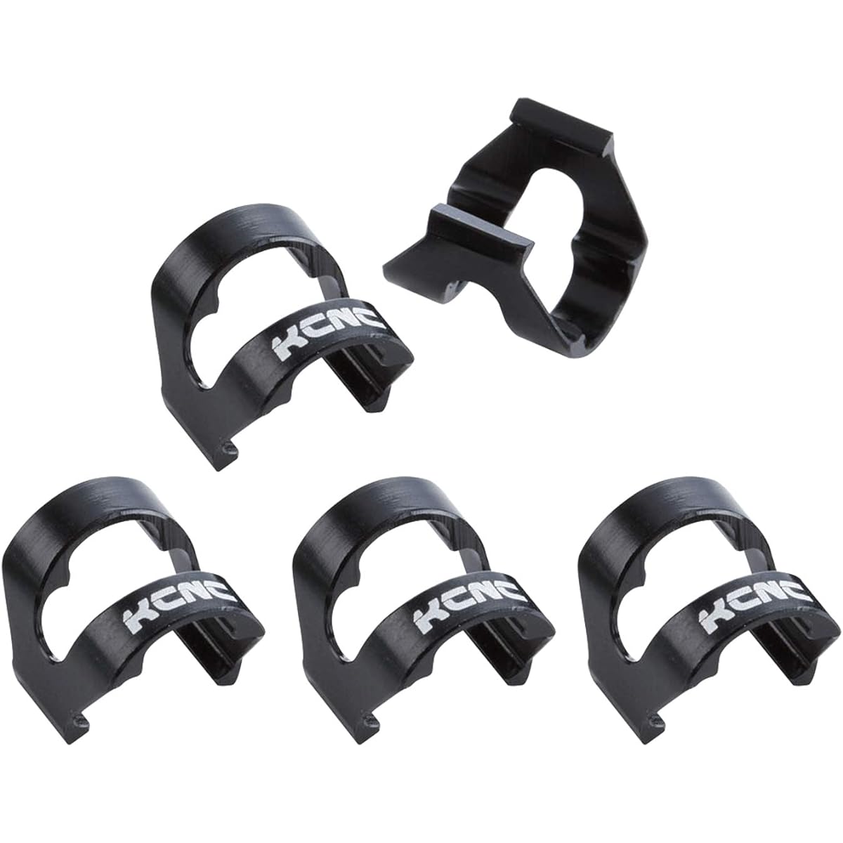 KCNC Lightweight Aluminum Cable Housing Guide Clip 5 Pieces