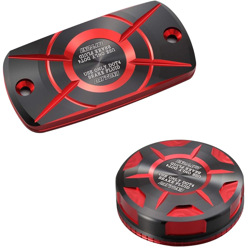 Daytona PREMIUM ZONE Master Cylinder Cap Set Red 99517 for CB400SF/SB(99-19)