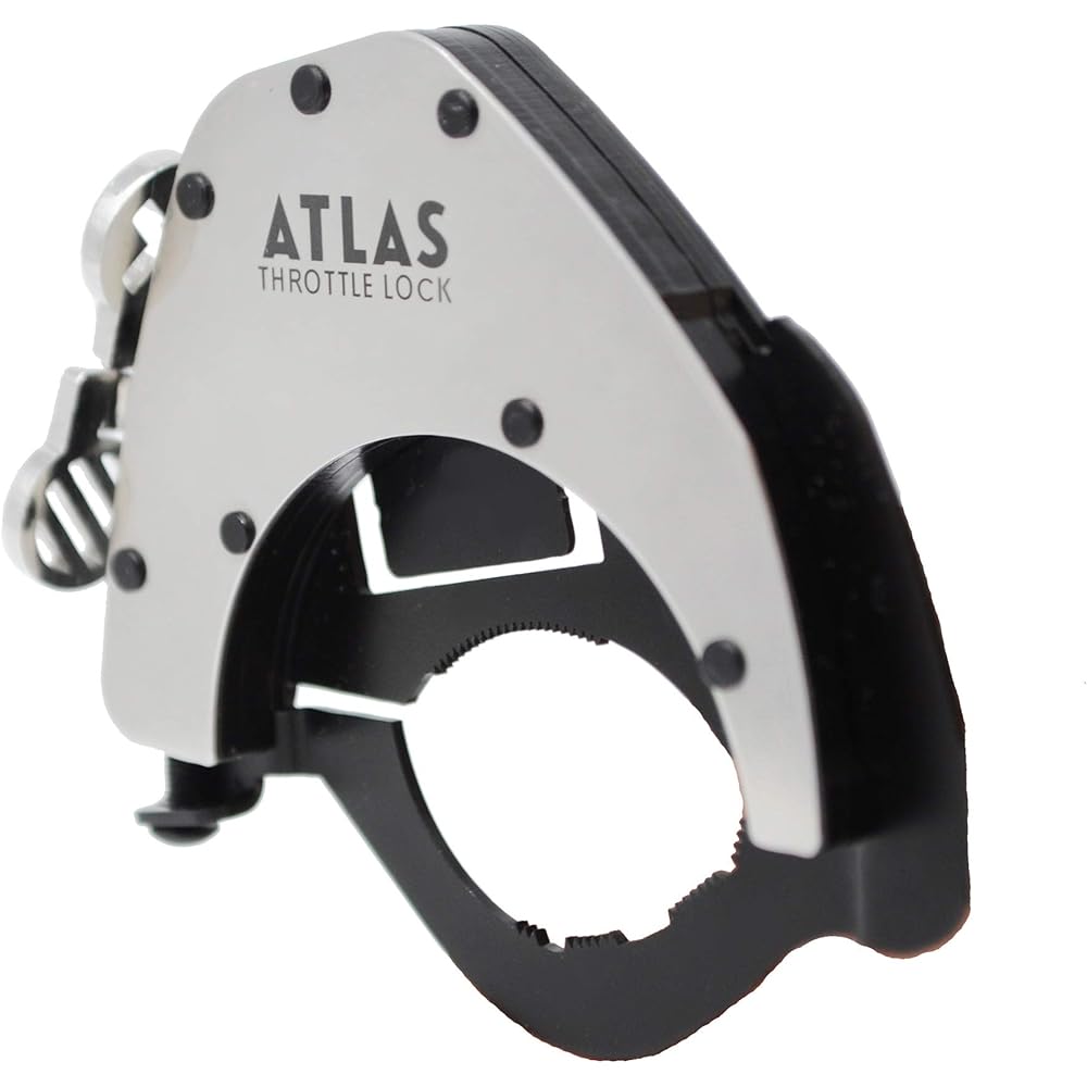 ATLAS throttle lock -Auto bicoules control throttle assist, polish (top kit)