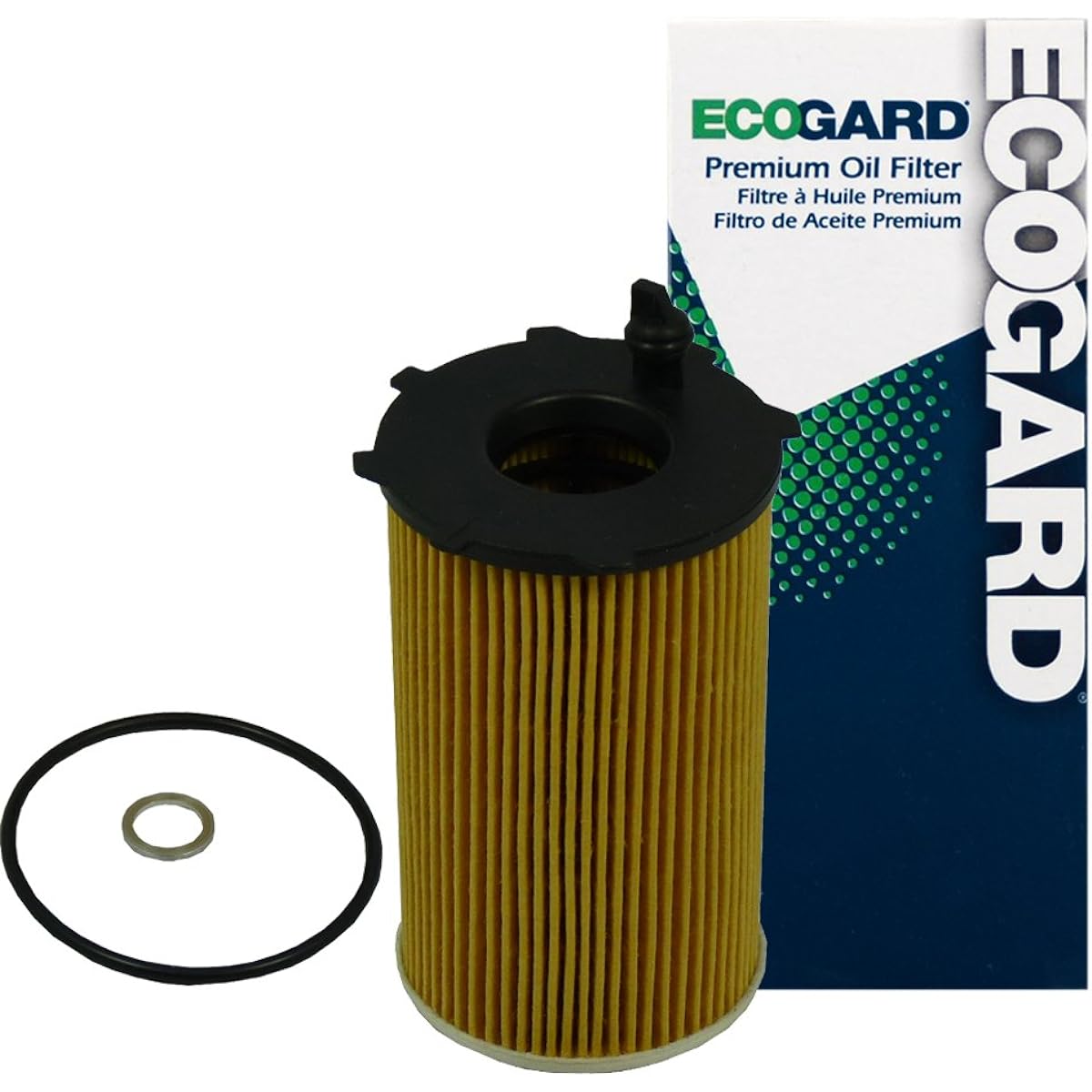 ECOGARD X6127 Premium Cartridge Engine Oil Filter Hyundai Santa Fe 3.3L 2013-2018 Santa FE 3.5L 2010-2012 Santa Fe XL 3.3L 2013-2019