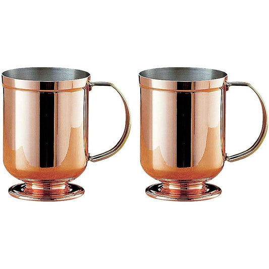 Shinkoukinzoku Mug Copper 400ml Refined Mug 2pcs S-1810 2pcs