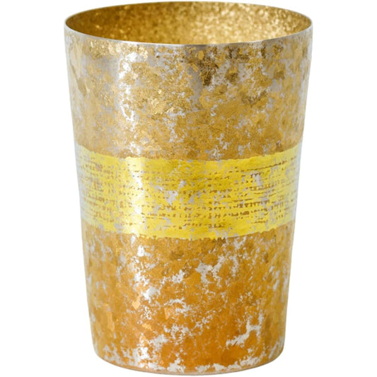 HORIE Titanium Tumbler, Wood Skin, No Name, Gift, Mother's Day, Father's Day, HORIE Birthday, Retirement Gift, Family Celebration, Wedding Gift (Beer Rock, Beech)