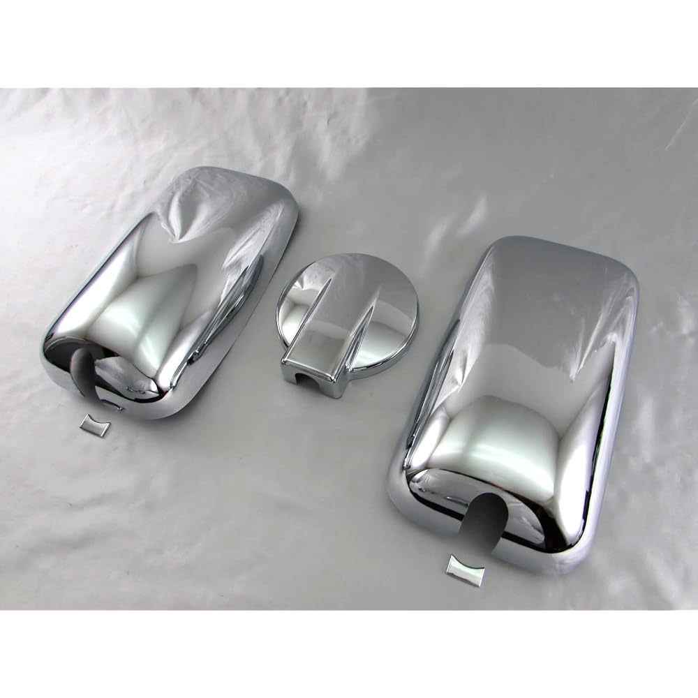 BRIGHTZ Isuzu 07 Elf Plated Door Mirror Cover Under Mirror Cover Set 140Φ [TK-MIR-SET-007] Isuzu Isuzu 07 51189