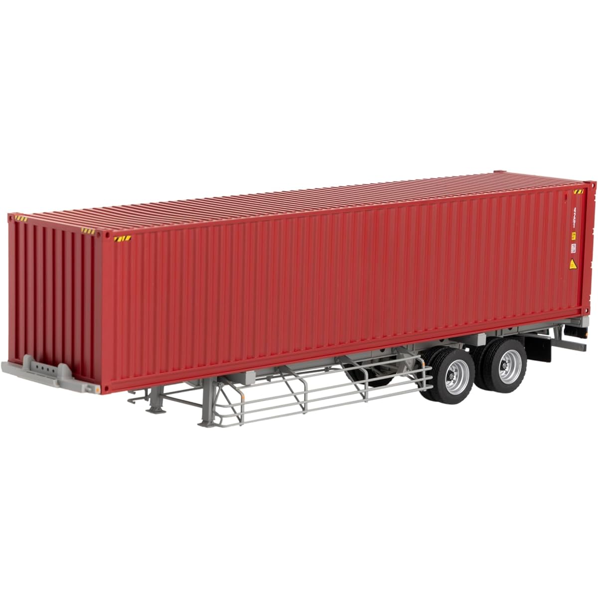 Platts Kencraft 1/50 40ft Marine Container Rust Color & Dedicated Transport Trailer
