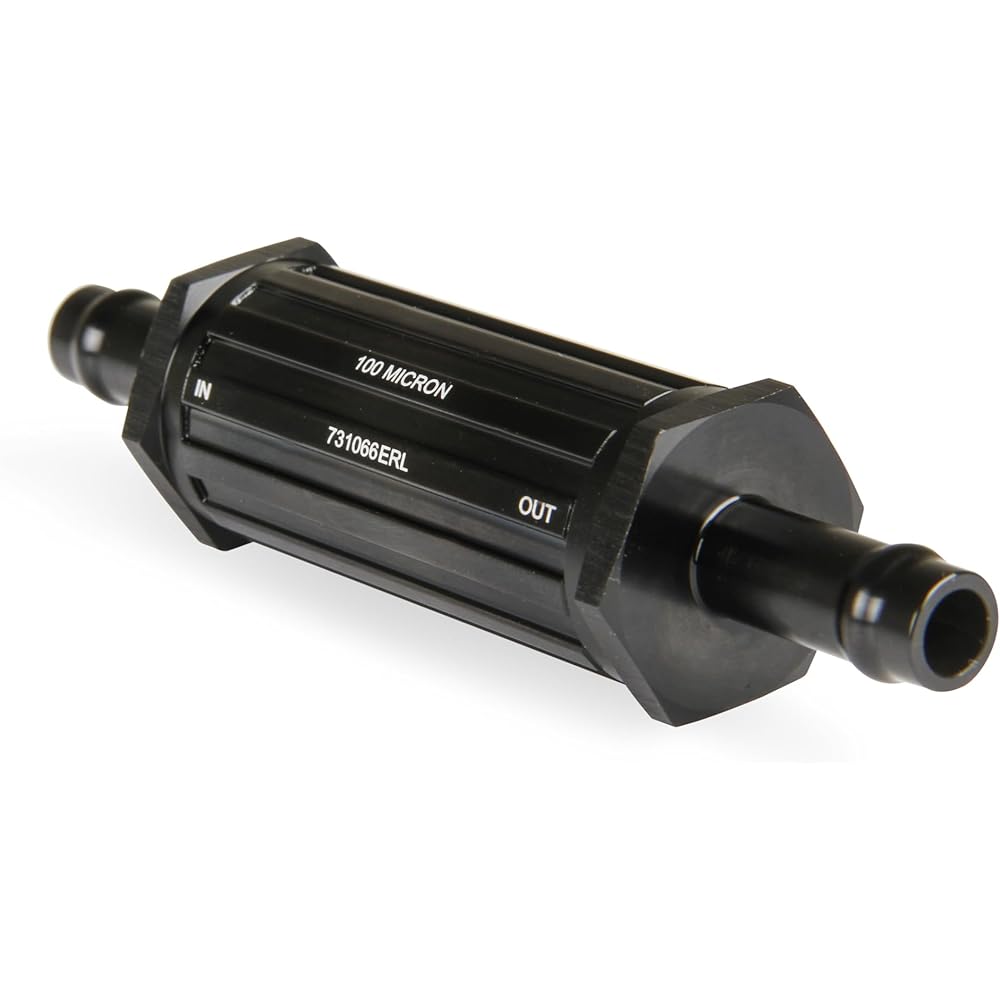 Earl's Performance Plumbing 3/8 Steam Guard fuel filter 100 Microns