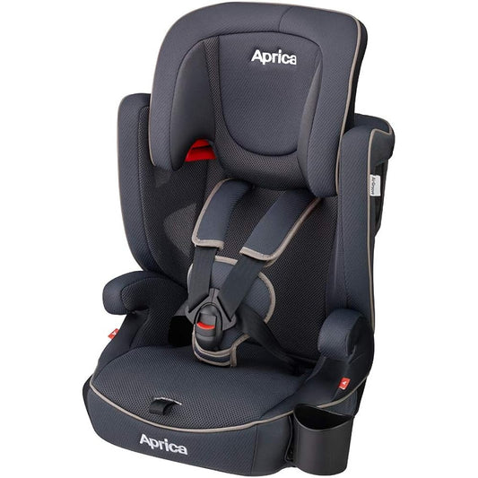 Aprica Child & Junior Seat, Seatbelt Fixed, Air Groove AD, Around 1 to 11 Years Old, Long Use, Child Seat with Drink Holder, Removable Backrest (Grace Supreme) 2108681