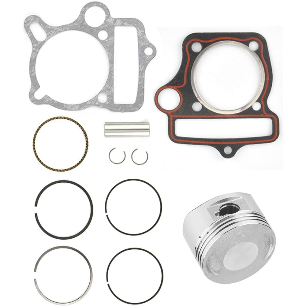 125cc 54mm engine parts piston set ring gasket 125cc 54mm engine